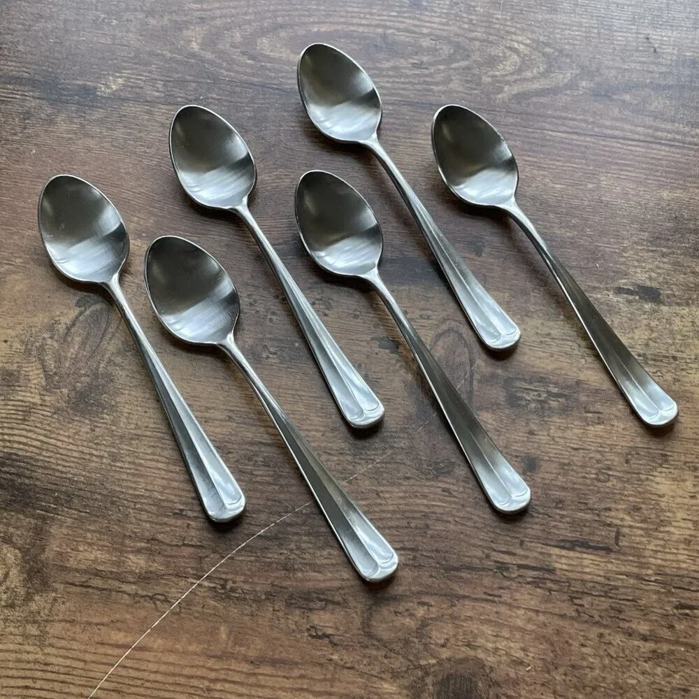 Towle Liberty Bell Teaspoon Set of 6 Spoons Vintage Stainelss Steel SCC Japan